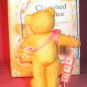 Cherished Teddies Bear Holding Blocks Mini Figurine 1996 203084 *