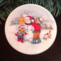 Hallmark #5 "Let It Snow!" Ornament Plate 1991 *