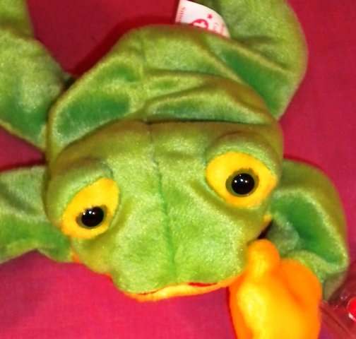 TY Beanie Babies 1997 - SMOOCHY the Frog