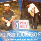 1992 Pro Set Golf Card Packs Vijay Singh Nick Faldo Rookie *