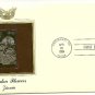 Gold Replica First Day Cover GARDEN FLOWERS w/29 cent stamp 1995 *