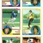1983 Topps Baseball Uncut Sheet GENE GARBER BOB BOONE *
