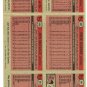 1981 Topps Baseball Uncut Sheet MIKE CALDWELL RAY BURRIS *