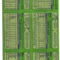 1982 Topps Baseball Uncut Sheet RANDY BASS TONY PENA *