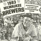 1983 Milwaukee Brewers Sportraits NICE by George Pollard