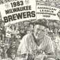 1983 Milwaukee Brewers Sportraits NICE by George Pollard
