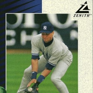 1998 Pinnacle Zenith Derek Jeter 5x7 Dare To Tear Card *