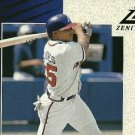 1998 Pinnacle Zenith Andrew Jones 5x7 Dare To Tear Card *