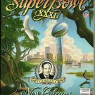 Super Bowl XXXL Program New Orleans Green Bay Packers New England Patriots 1997 *