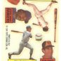 1984 Topps Rub Downs #21 Steve Garvey / Jerry Remy / Bill Russell / George Wright