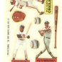 1984 Topps Rub Downs #5 Wade Boggs / Rick Dempsey / Keith Hernandez