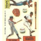 1984 Topps Rub Downs #11 Gary Carter / Phil Garner / Ron Guidry