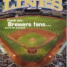 2004 Between The Lines No 5 Official Magazine Milwaukee Brewers Brewer Fans