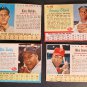 4 Card Lot 1962 1963 Post Cereal Baseball Cards NICE