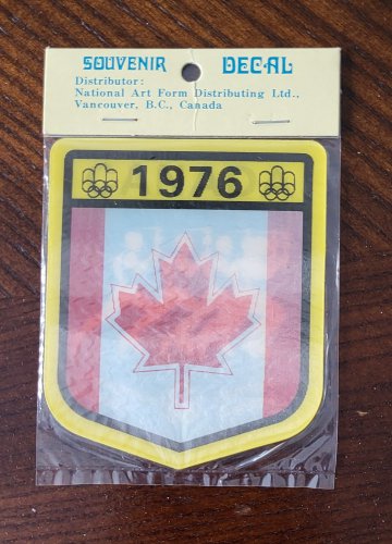 1976 Canada Decal Olympics *