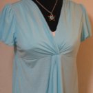 18/20 CUTE PEEKABOO BABY BLUE TOP
