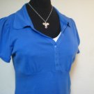 2X BLUE CAP SLEEVE SHIRT
