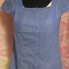 14/16 Blue Top With Cap Sleeves