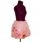 Small Pink Floral Mini Skirt -Pinking Flowers Skirt