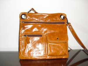 Sofismart Rusty Brown leather crossbody