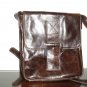 SofiSmart Pull up Brown Compact leather Crosssbody handbag
