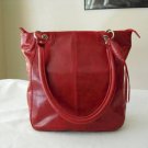 Red Soft leather Tote