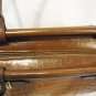Argentina Brown leather croco embossed Handbag