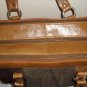 Chiarini- brown, tri-color calf leather satchel