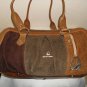 Chiarini- brown, tri-color calf leather satchel