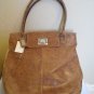 Blaque Tan structured leather Tote