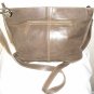 Tan leather shoulder handbag