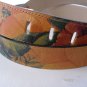 Floral Print leather belt