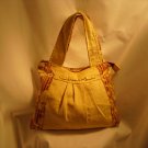 Yellow Chenille Handbag