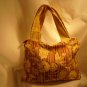 Yellow Chenille Handbag