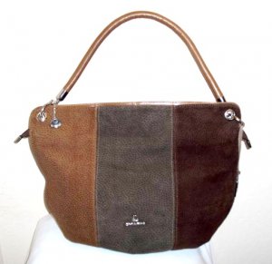 Chiarini- brown, tri-color calf leather Tote