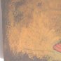 Joan Miro surreal oil painting on cardboard