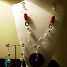 Necklaces Design by Hypnotic Jewelry Wiggly Red