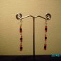 Earrings Design by Hypnotic Jewelry Red and Black
