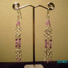Earrings Design by Hypnotic Jewelry Lila Daisy Sterling Silver and Swarovski Crystal Chandeliers
