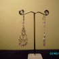 Design by Hypnotic Jewelry "Lilacs Hanging " Sterling Silver and Swarovski Crystal Chandeliers