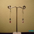 Earrings Design by Hypnotic Jewelry "Small Illusion" Swarovski Crystal and Sterling Silver