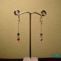 Earrings Design by Hypnotic Jewelry "Small Illusion" Swarovski Crystal and Sterling Silver