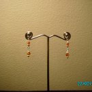 Earrings Design by Hypnotic Jewelry "Sunset" Sterling silver and Swrovski Crystal