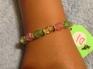 Greenwich Green children's stretch bracelet