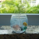 Blue gold aquarium