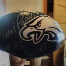 VINCE PAPALE AUTOGRAPH SIGNED PHILADELPHIA EAGLES FOOTBALL + PHOTO