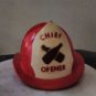 Cast Iron/Brass Fire Hat FD Helmet Beer-Soda-Pop Bottle Opener Firefighter CHIEF