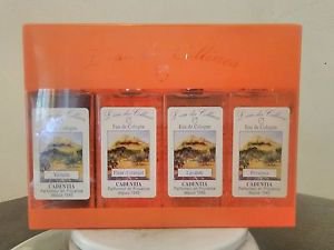 L'Eau Des Collines Eau de Cologne VIOLETTE,ORANGE,LAVANDRE,PROVENCE GIFT SET