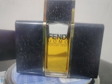 FENDI UOMO 3.3oz/100ml Eau De Toilette  SPLASH..70-75% FULL...NO BOX