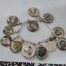 BRIGANTINE NJ 1963-76-STERLING CHARM BRACELET MISS BRIGANTINE CONTEST/PHOTOS